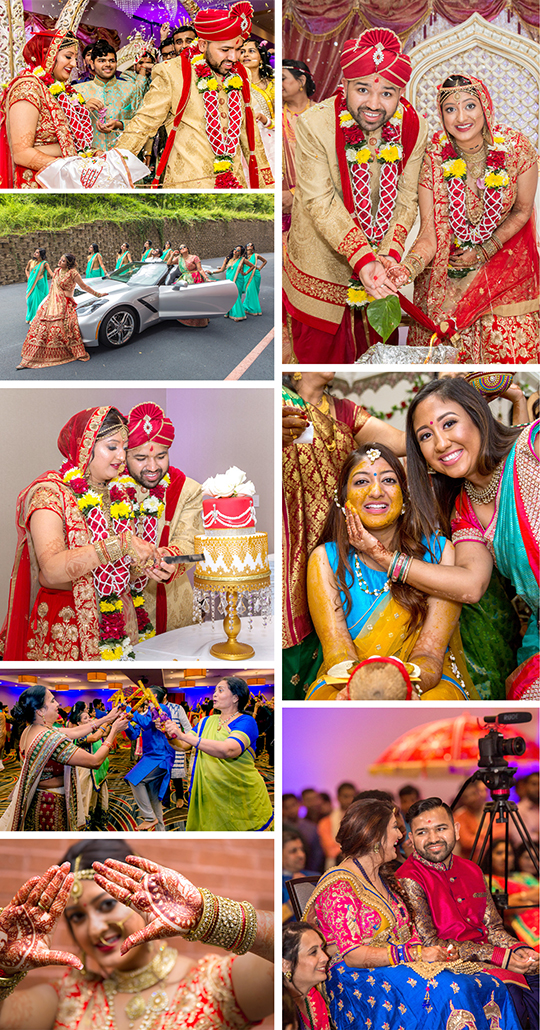 Haldi, Garba and Wedding ceremony of Nikita and Mayur