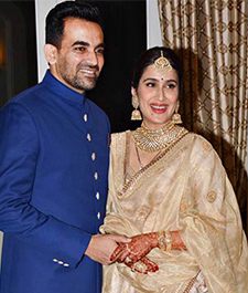 Sagarika Ghatge & Zaheer Khan 