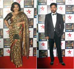 63rd Jio Filmfare Award 2018: Irrfan Khan and Vidya Balan Win Best Actor and Actress Awards