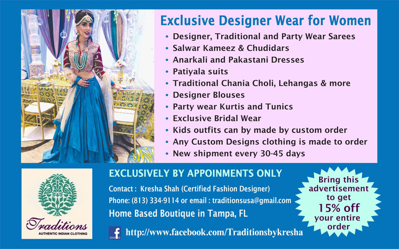 Traditions Boutique By Kresha Shah