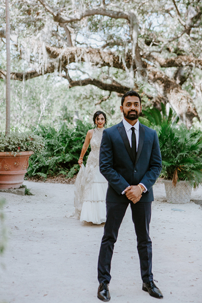 Indian Bride About to meet Groom Photography