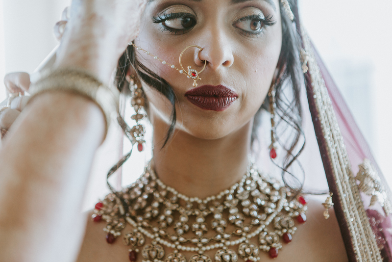 Perfect Indian Bridal Makeup by Bombshell Makeovers 