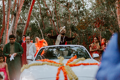 Baraat of Indian Bride