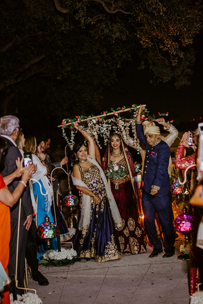 Indian Bride's Grand Entrance