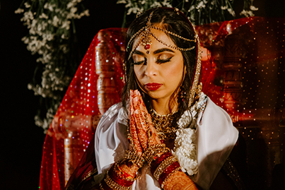 Indian Bride Capture During Wedding Ceremony