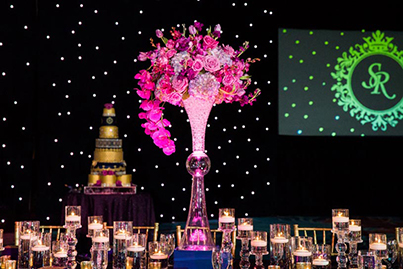 Indian Wedding Reception Table Decorations