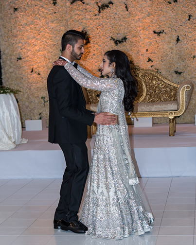 Lovely Indian Bride and Groom's Dance Capture