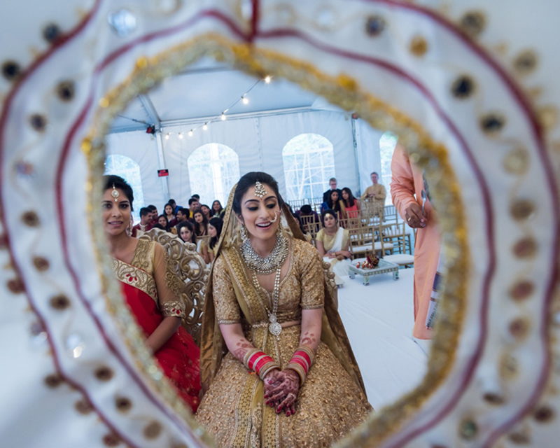 Indian Bride During Wedding Ceremony