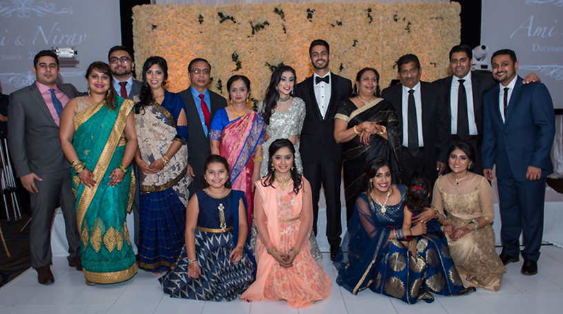 Indian Couple's Photography with Family