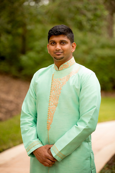 Indian Groom Ready for Sangeet Ceremony