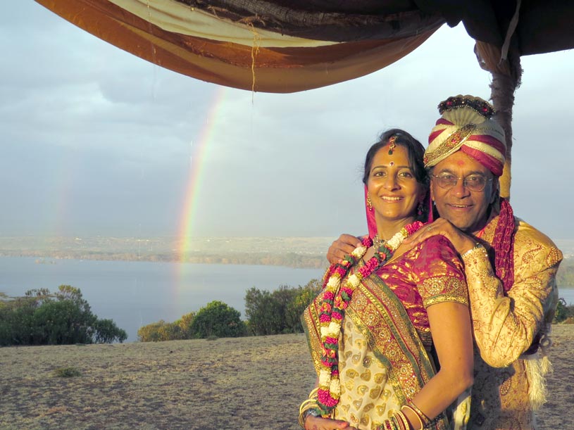 Elizabeth Weds Hitesh at Crescent Island Captured by Salvador Ten, Melanie Bell, Milind Gadre, Vipul Kabaria