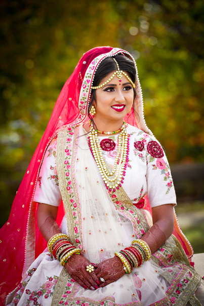 Indian Bride Glowing in her Wedding Attire