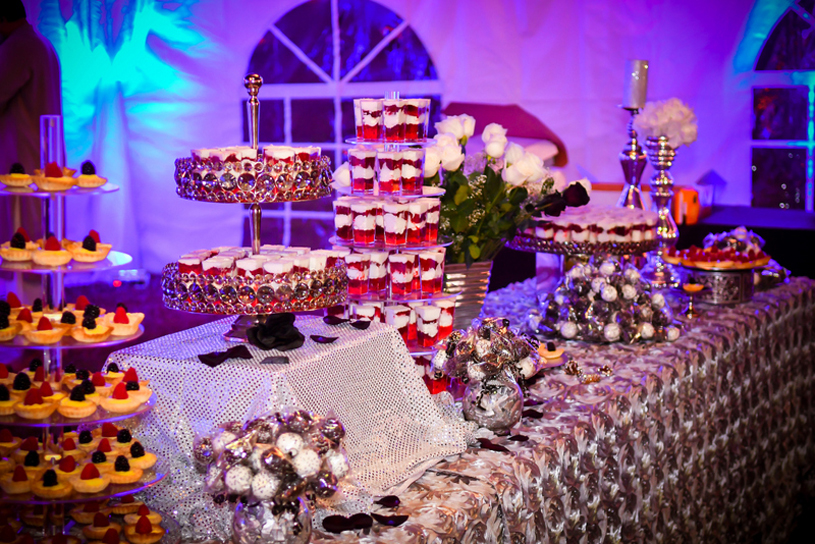 Delicious Indian Wedding Reception Desert Table