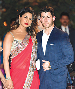 Priyanka chopra with Nick Jonas