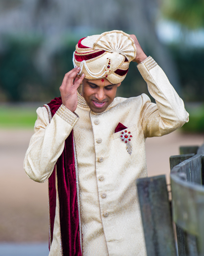 Indian Groom Get Ready for his Wedding