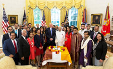 Diwali was first celebrated in the White House by George W. Bush in 2003