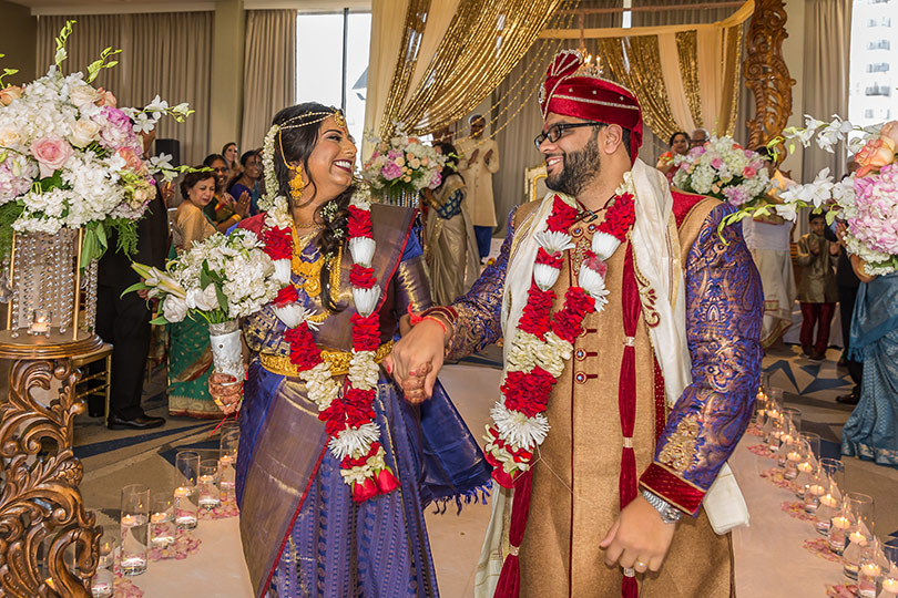 Indian Lovebird's Great Entrance for Wedding Ceremony