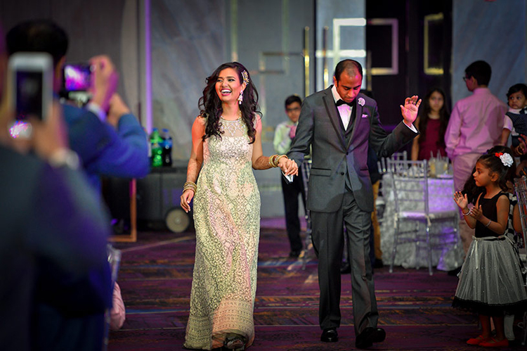 Lovely Indian Bride and Groom's Dance Capture