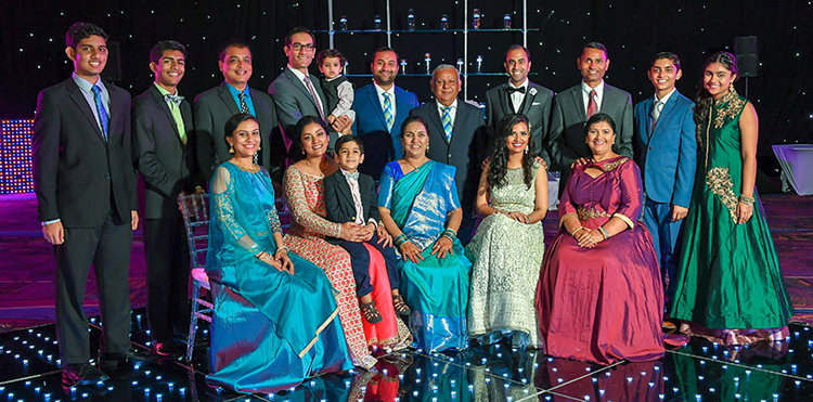 Indian Couple's Photography with Family