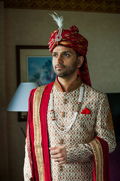 Indian Groom get Ready for his Wedding