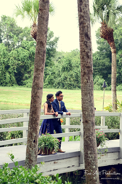 Beautiful Groom and Bride Posing for the photo outdoors