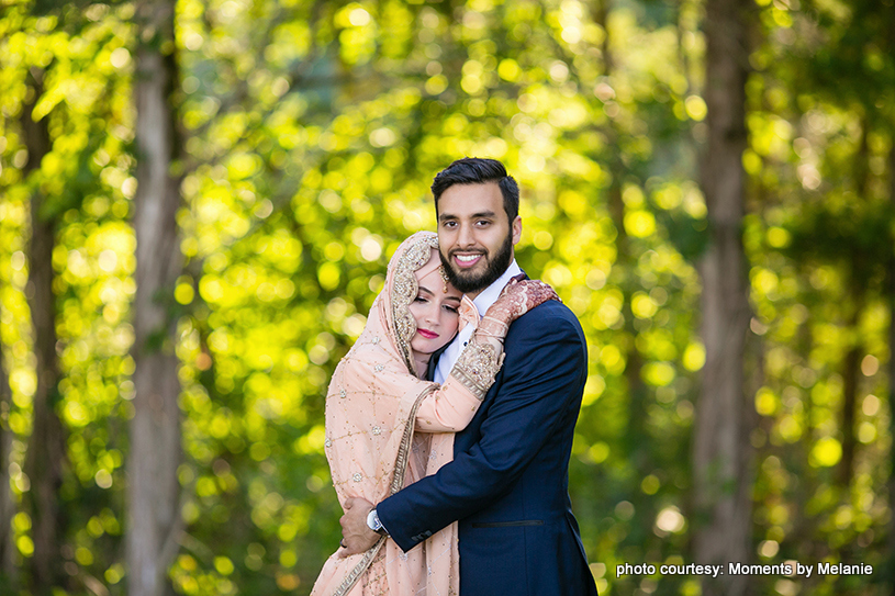 Adorable capture of the couple outdoors