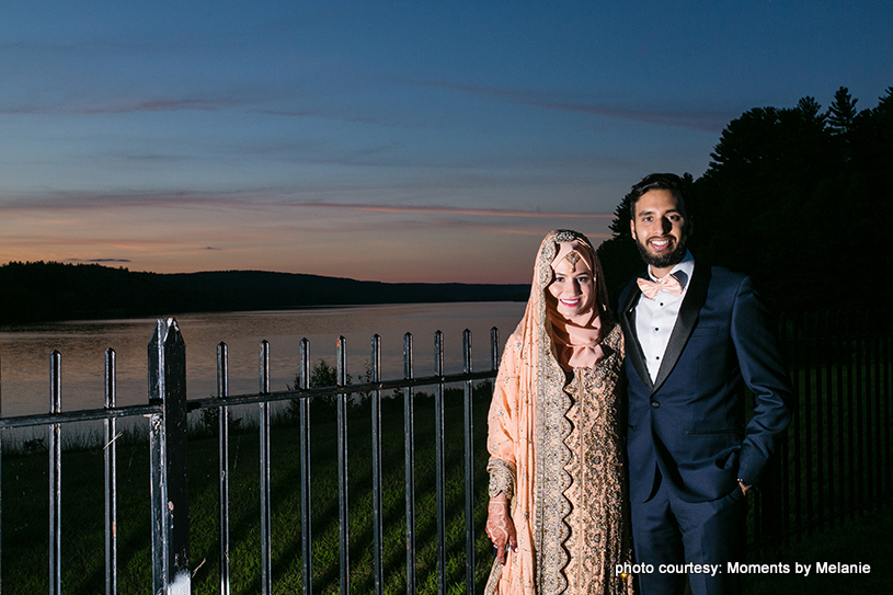 Lovely couple posing for the photoshoot