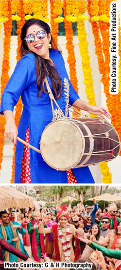 Indian Groom Dance with Groomsmaid During Wedding Barrat