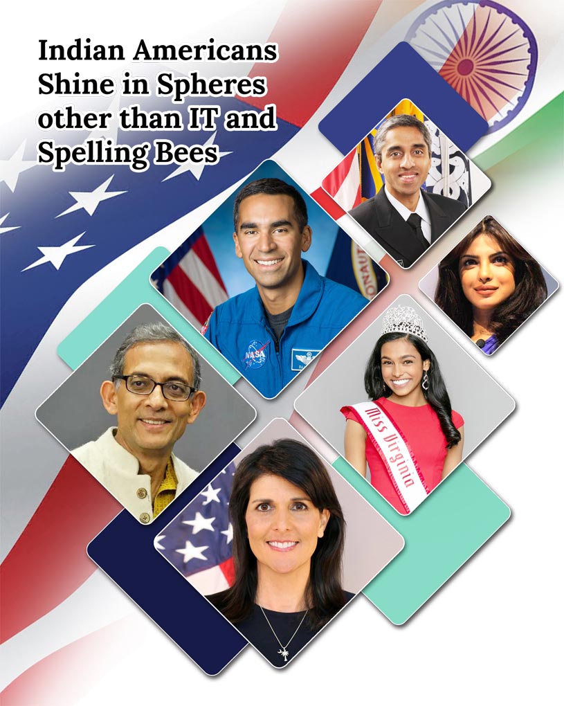 Indian Americans Shine in Spheres other than IT and Spelling Bees