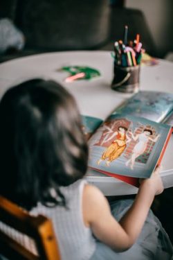  Child Reading Book