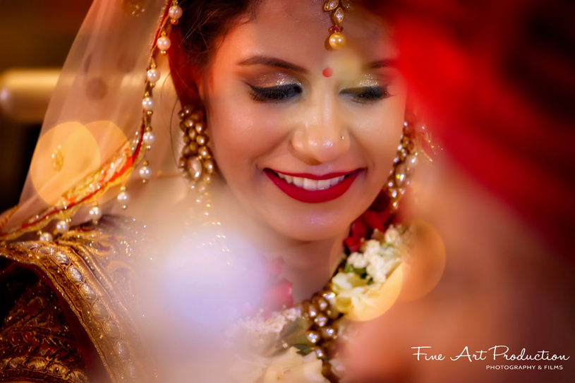 Portrait look of indian Bride