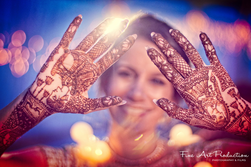 Detailed Look of Indian Bride's mehndi