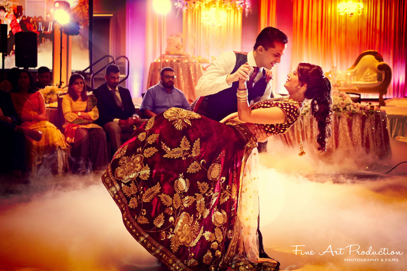 Indian Bride and Groom tender moment