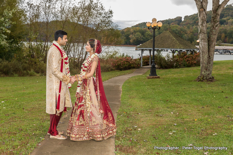 Outdoor Shoot of beautiful indian Couple