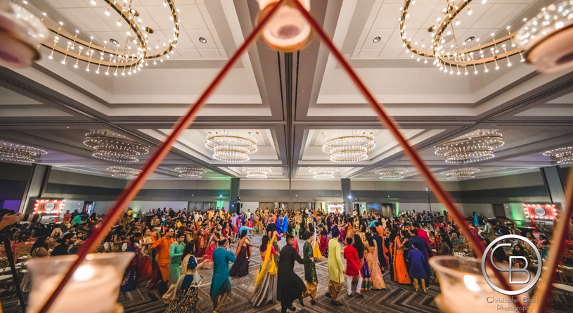  Garba at Indian Sangeet Ceremony