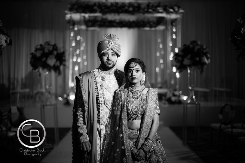 Monochrome Click of indian Couple