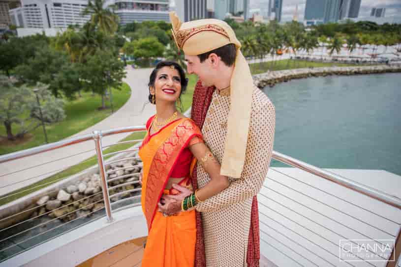 Karishma & Preston Fusion Wedding at Intercontinental miami Photographed by Channa photography