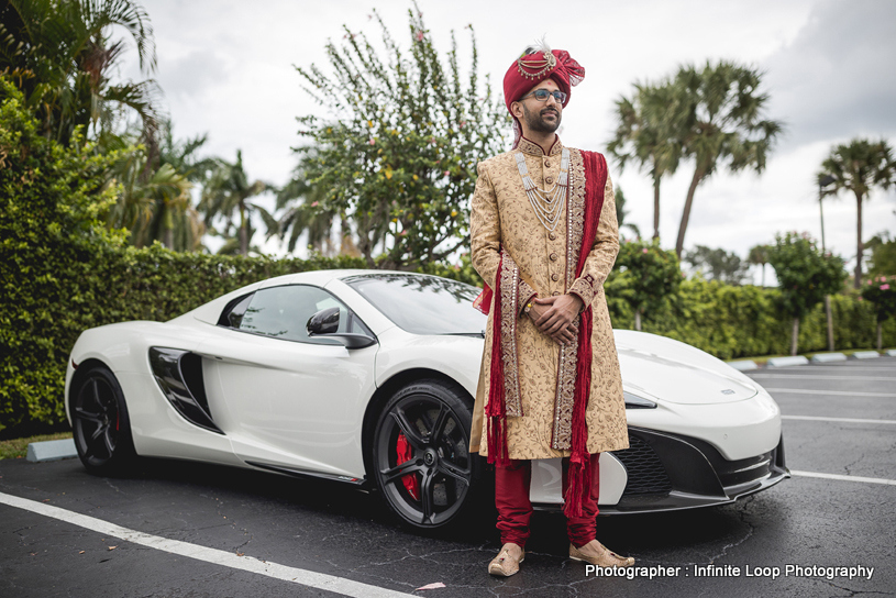 Indian Groom Posing