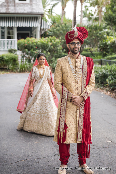 Indian Couple posing for the photoshoot