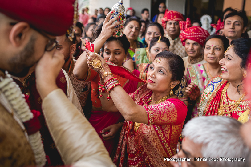 Groom's Mother in law trying to grab his nose