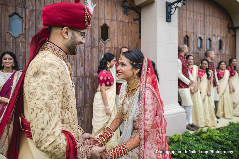 Indian Groom and bride looking flawless