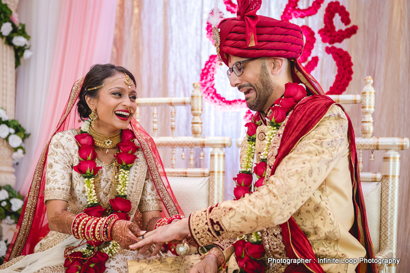 Portrait picture of indian Couple