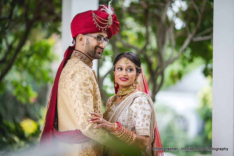 Gorgeous indian Couple posing