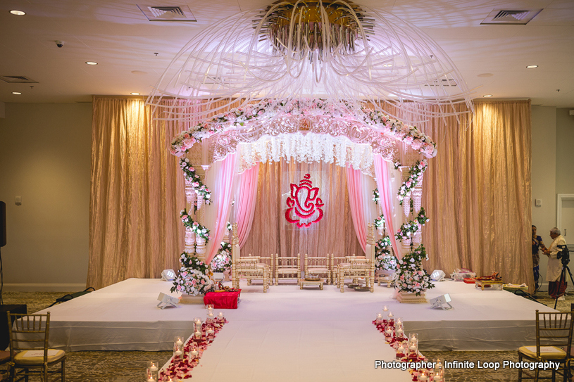 Indian Wedding Stage Decor Details