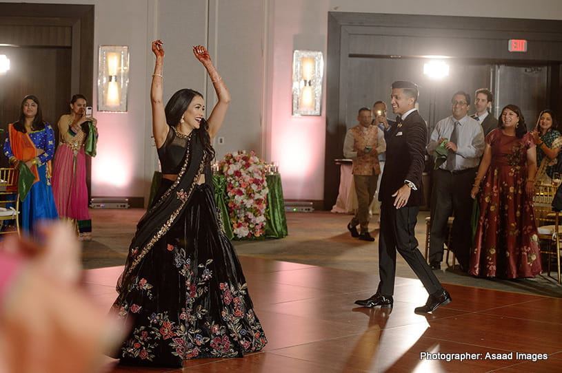 Indian Bride dancing her heart out