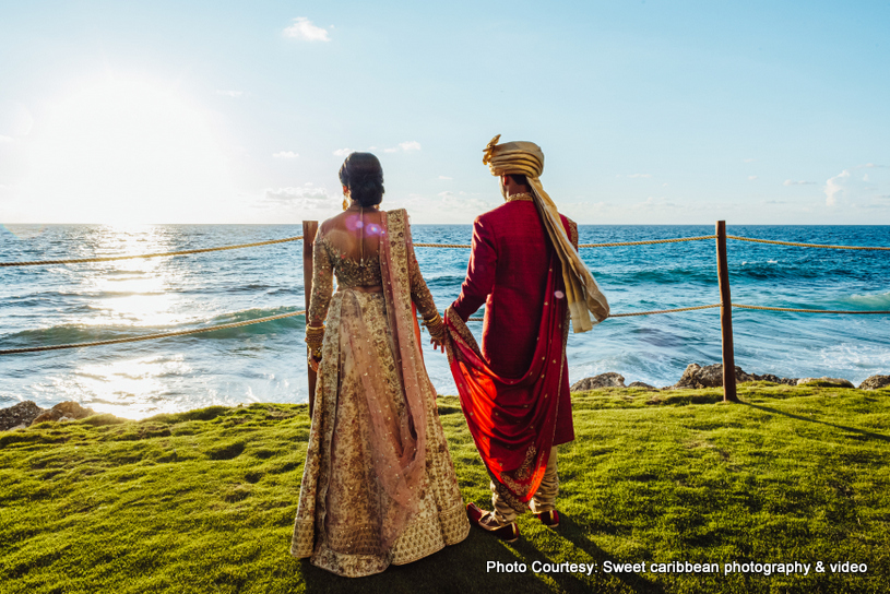 Couple Posing infront of the SEA