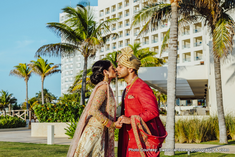 Indian Couple Posing for a photo