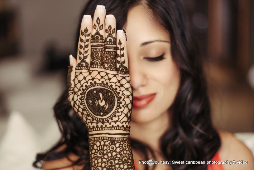 Portrait look of indian bride