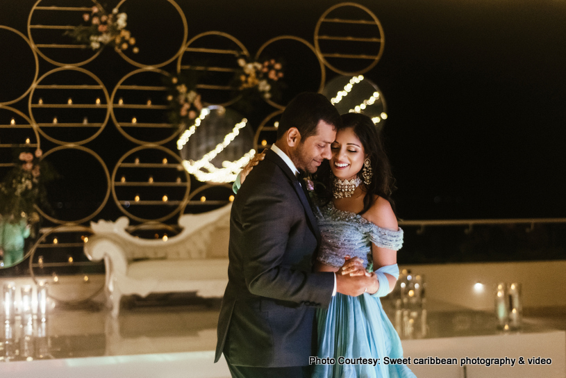 First dance of indian couple