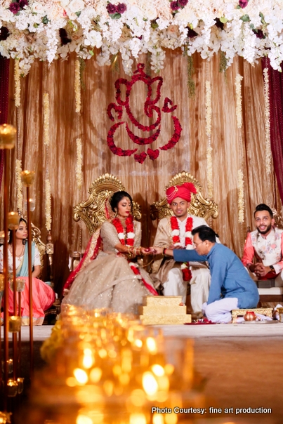 Portrait click of Indian wedding 